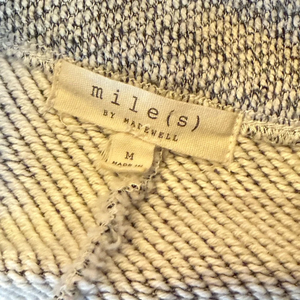 Madewell Textured Open Front Jacket Gray Minimalist Blazer M - Picture 13 of 15